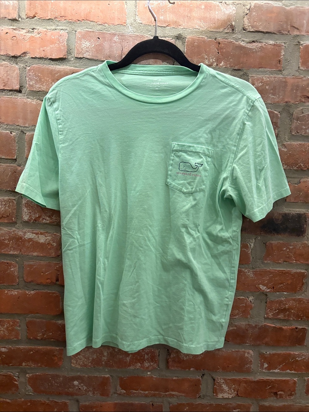 Vineyard Vines Mint Green Pocket Tee - Kids Short Sleeve